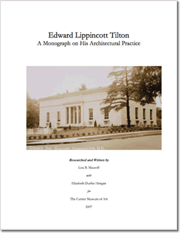 Edward Lippincott Tilton Monograph of Architectural Practice 
