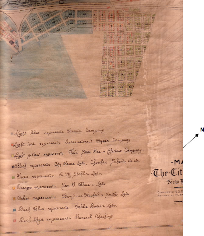 Berlin Lot Map 1907, revised 1923 (Collection of Berlin and Coos County Historical Society)